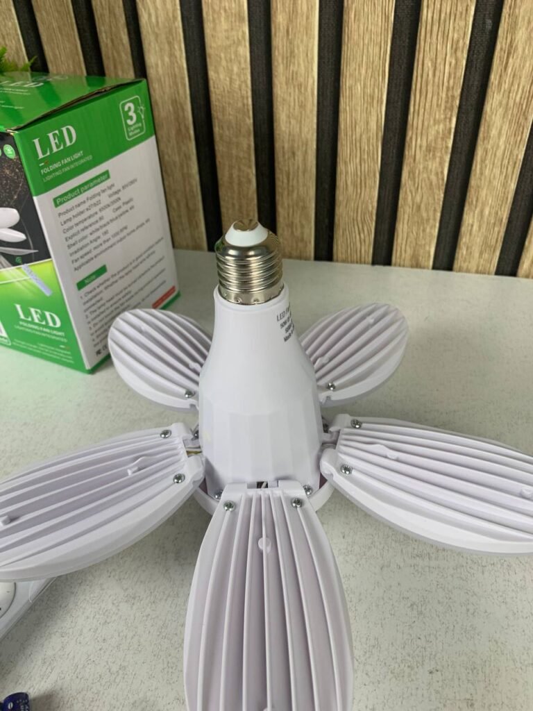 Ventilateur de Plafond Lumineux 2 en 1 avec Télécommande et Éclairage LED Puissant