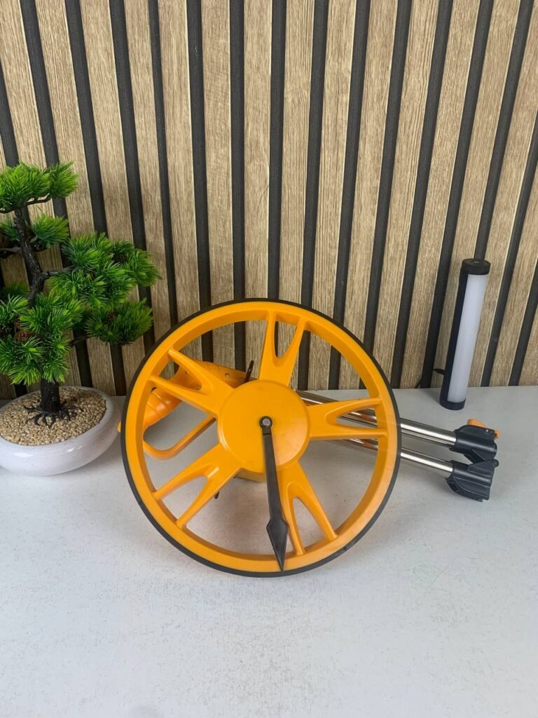 Roue de Mesure de Distance Aluminium et TPR – Précision Professionnelle pour Chantier, Topographie et Travaux Extérieurs