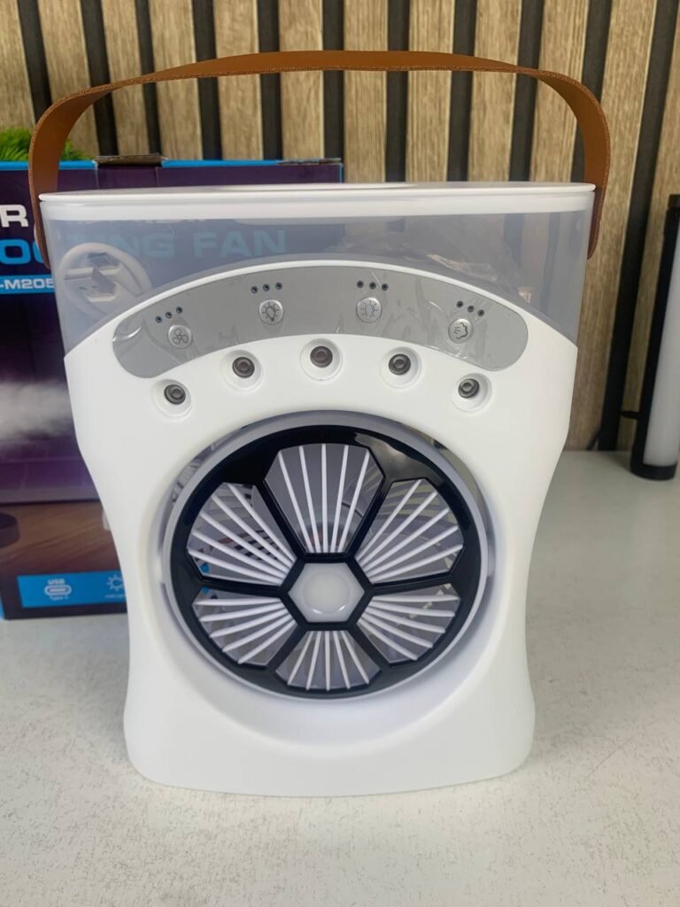 Ventilateur Brumisateur de Bureau Portable USB avec Éclairage