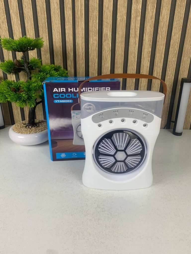 Ventilateur Brumisateur de Bureau Portable USB avec Éclairage