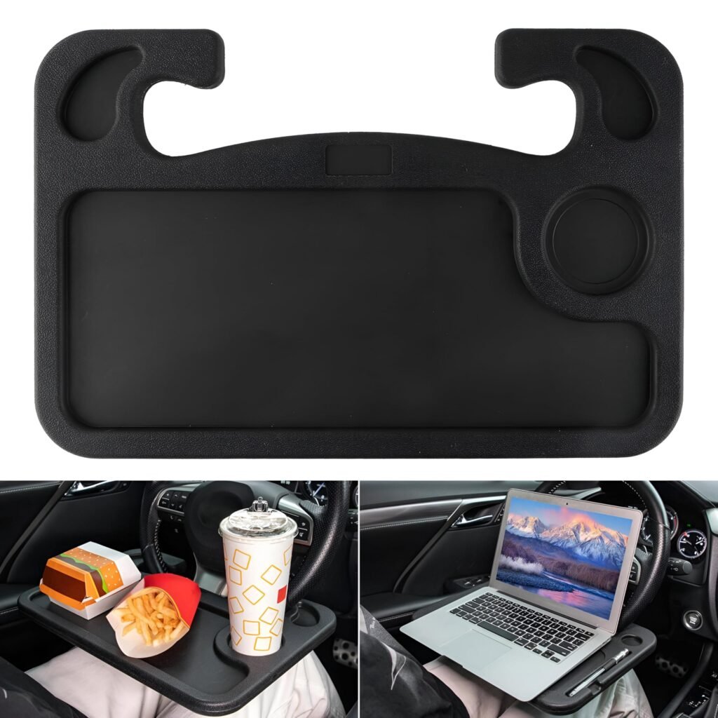 Plateau de Volant de Voiture Double Face – Confort et praticité en déplacement