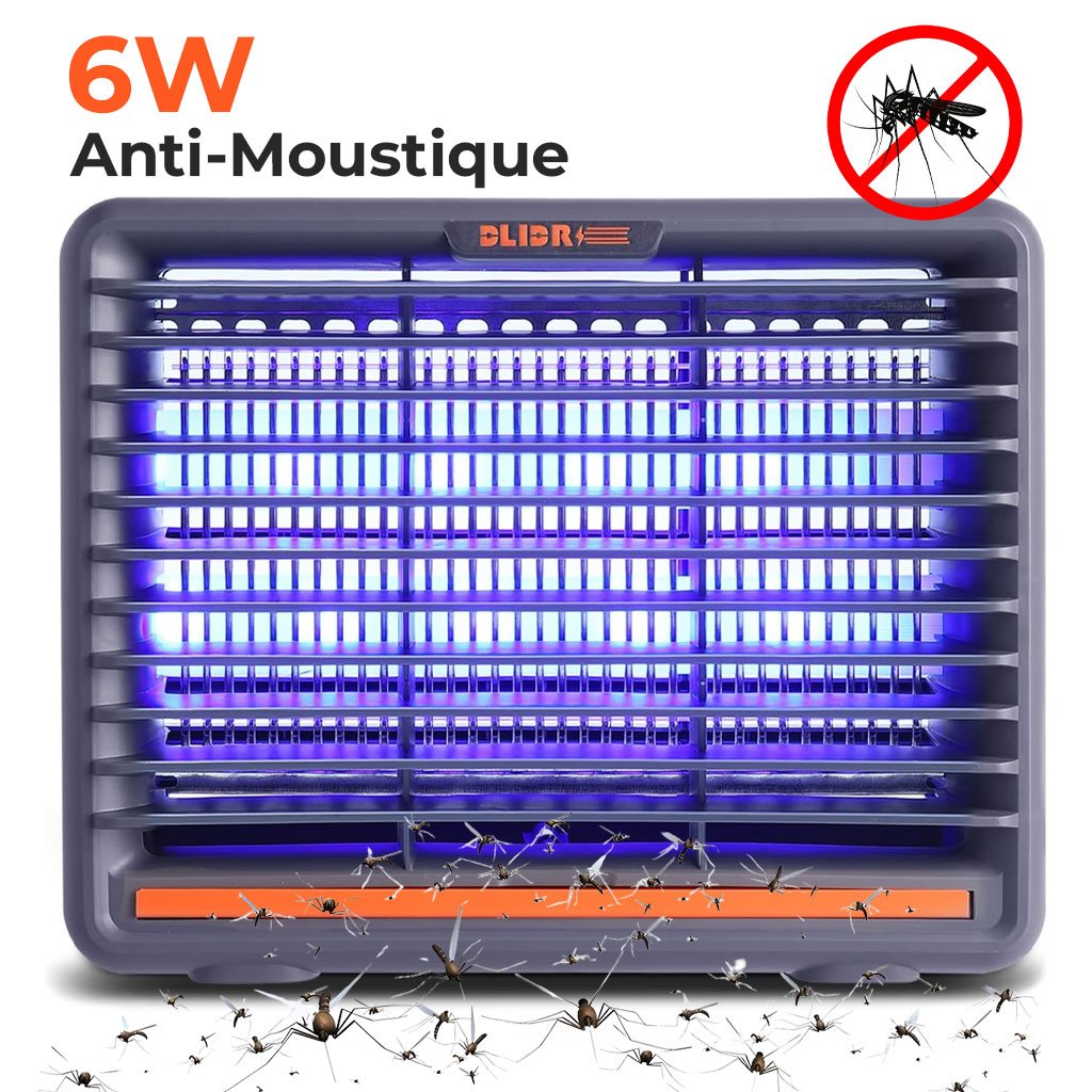 Lampe Anti-Moustiques Électrique 6W Double Tube UV – Protection efficace contre les insectes