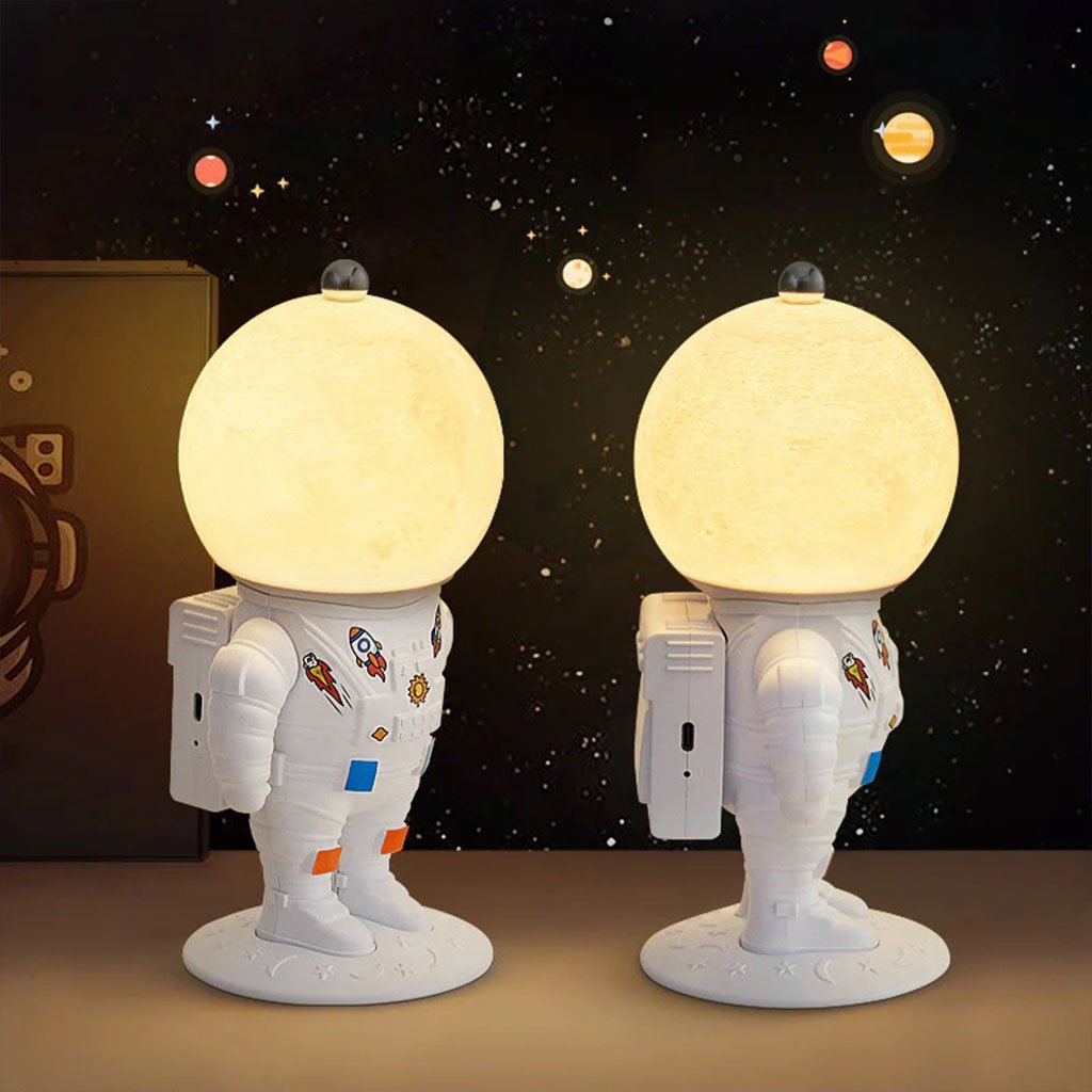 Lampe Astronaute Lunaire LED 16 Couleurs – Une ambiance magique dans votre chambre