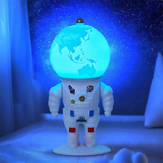 Lampe Astronaute Lunaire LED 16 Couleurs – Une ambiance magique dans votre chambre