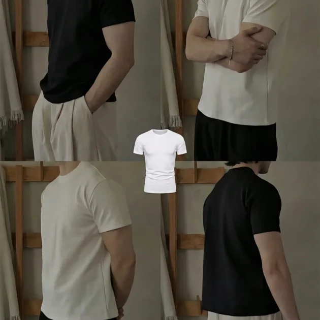 T-Shirt Semi Oversize Premium – Élégance Casual & Confort Absolu
