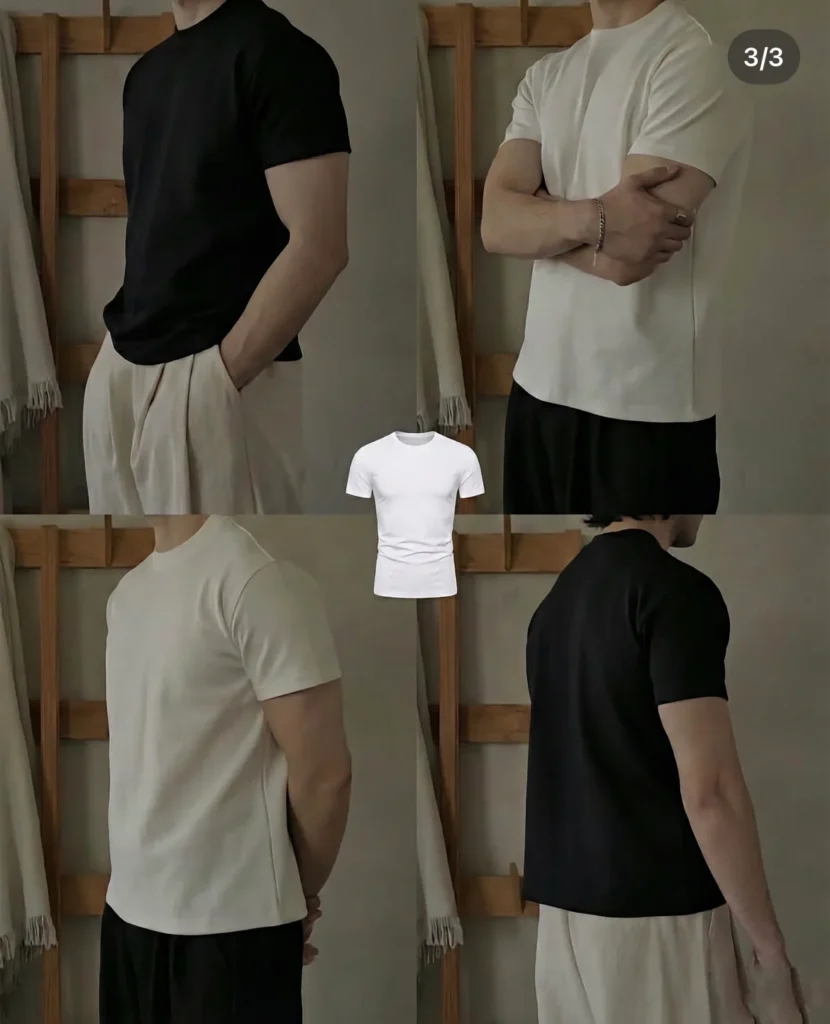 T-Shirt Semi Oversize Premium – Élégance Casual & Confort Absolu