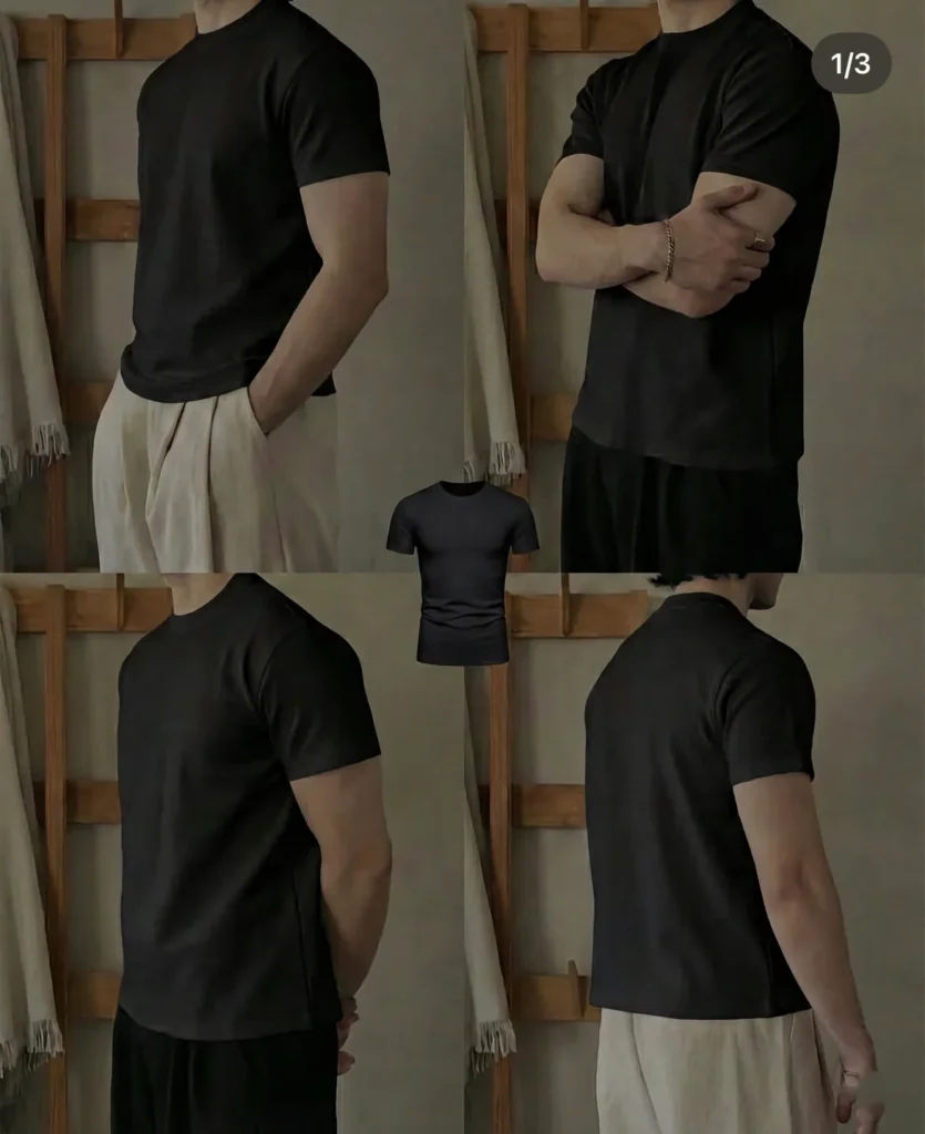 T-Shirt Semi Oversize Premium – Élégance Casual & Confort Absolu