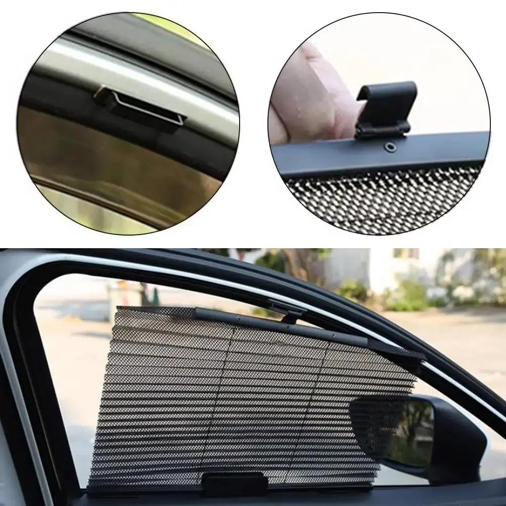 Rideau Pare-Soleil Rétractable pour Vitres de Voiture – Protection UV & Intimité Optimale