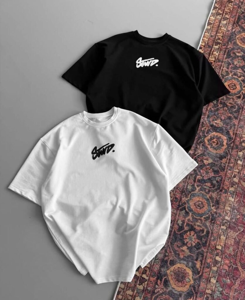 T-Shirt STWD Oversize Premium – Streetwear Moderne & Confort Absolu