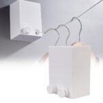 Corde à linge télescopique en inox — Sèche-linge mural