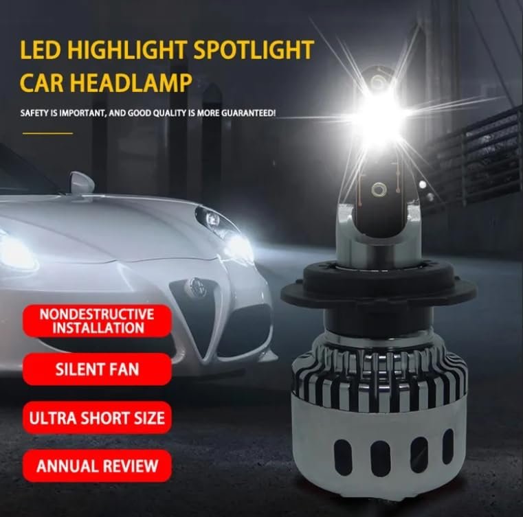 Kit Lampe de phare H1 LED 6500K — Éclairage avant pour voiture