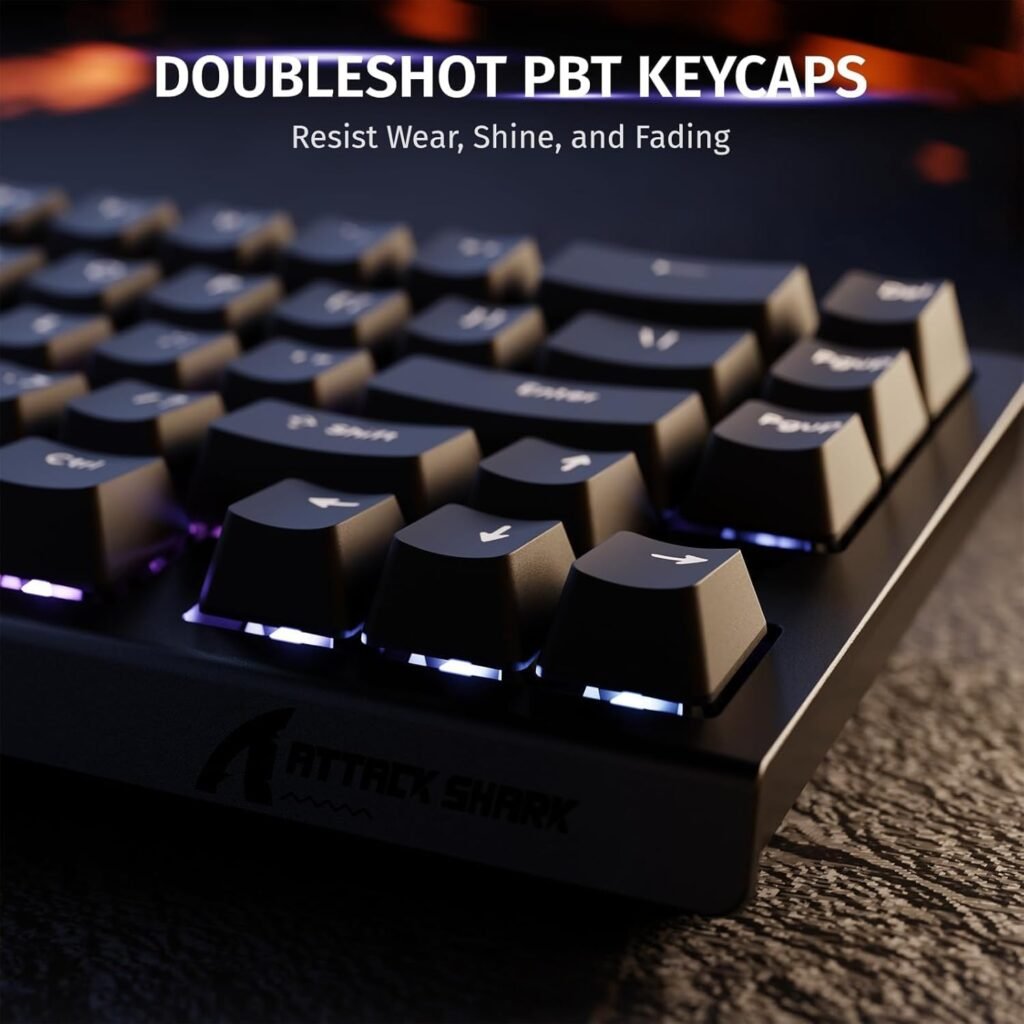 Clavier Gaming Magnétique ATTACK SHARK X68HE 60% Rapid Trigger 8000Hz