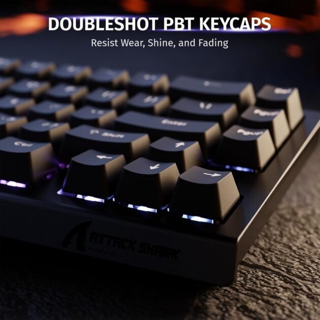 Clavier Gaming Magnétique ATTACK SHARK X68HE 60% Rapid Trigger 8000Hz