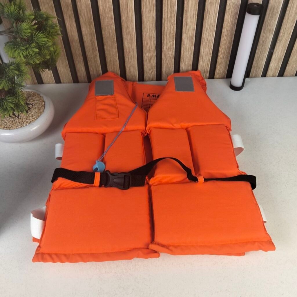 Gilet de Sauvetage Professionnel Haute Flottabilité avec Sifflet – Sécurité Maximale pour Enfants & Adultes