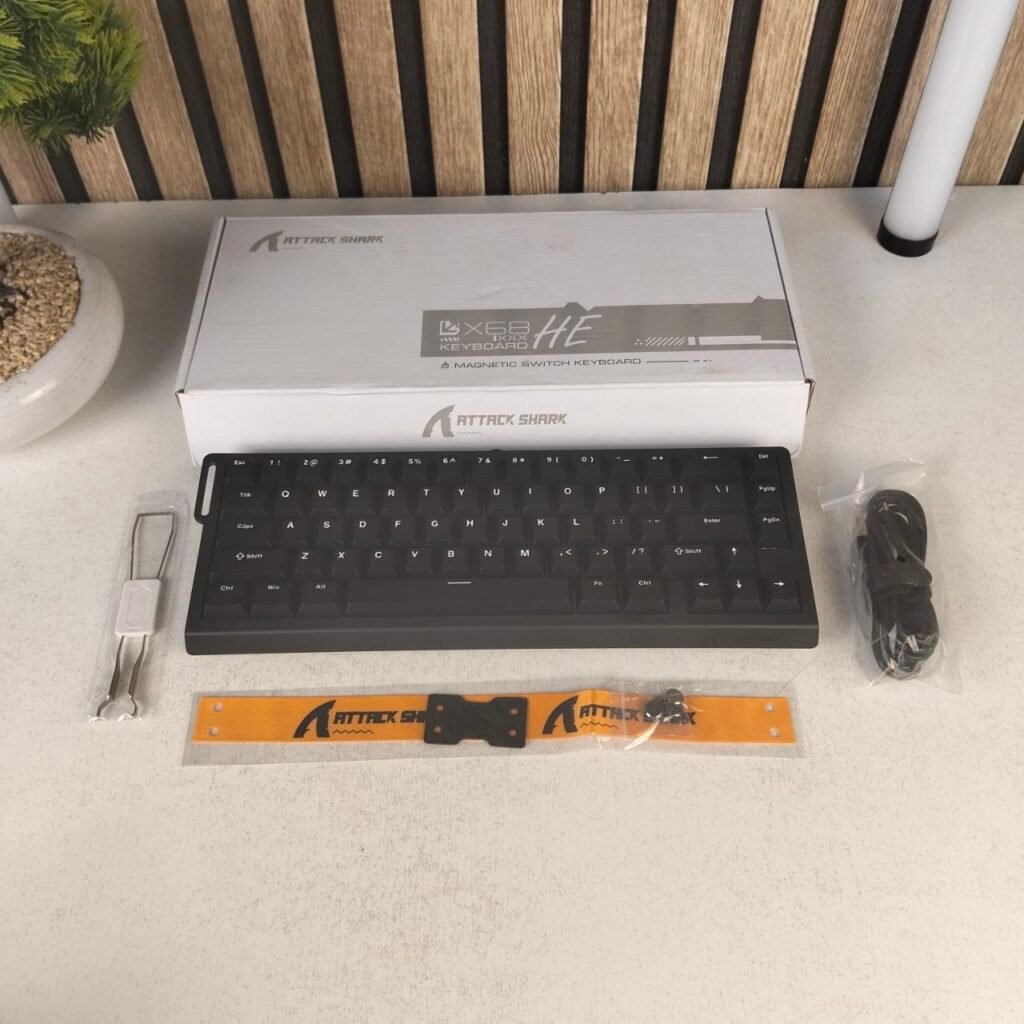 Clavier Gaming Magnétique ATTACK SHARK X68HE 60% Rapid Trigger 8000Hz