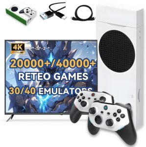 Console Rétro 4K M88 avec 30 000 Jeux et 2 Manettes Sans Fil
