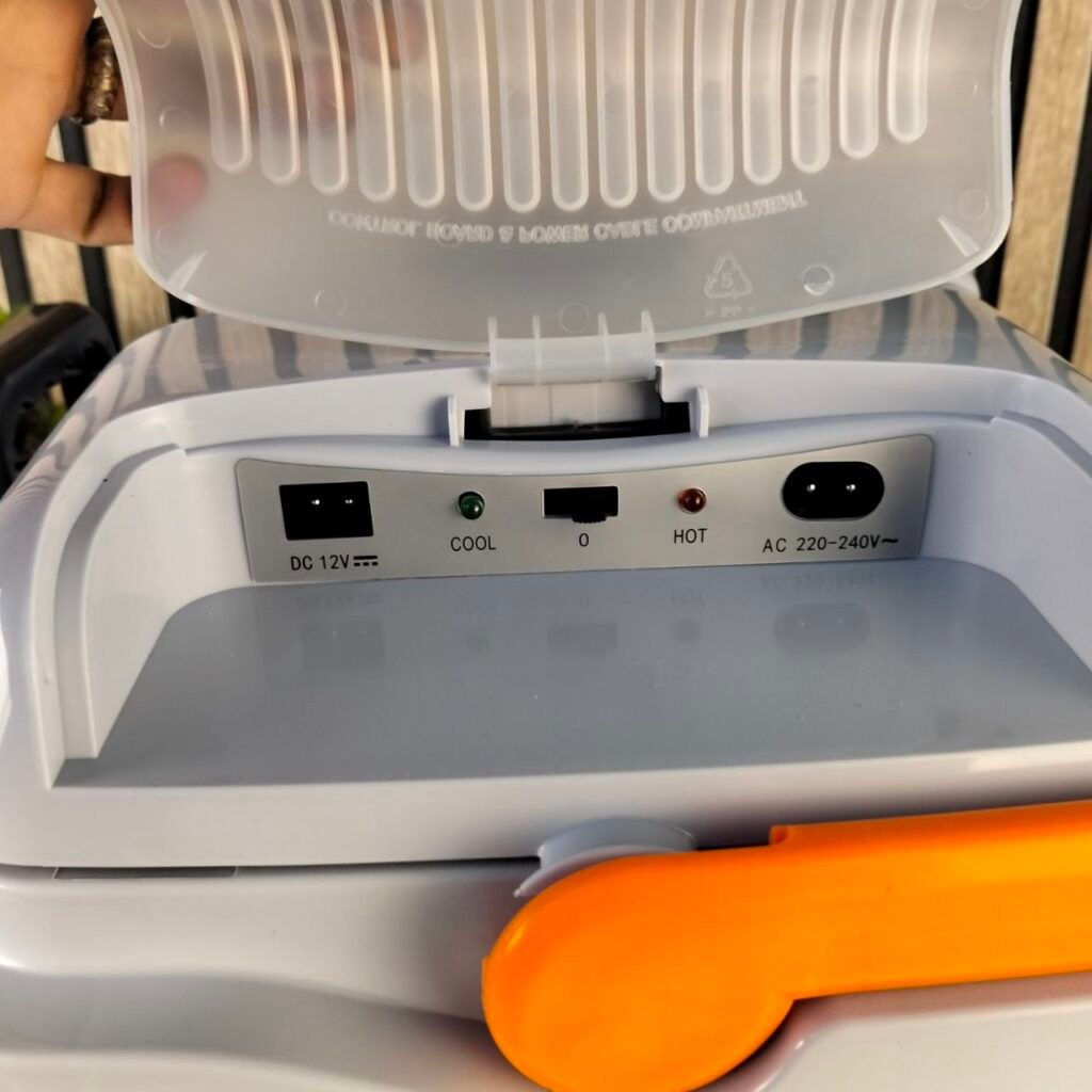 Glacière & Réchauffeur Thermoélectrique Portable 28L avec Roues – Conservation Intelligente Chaud & Froid