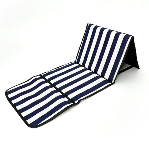 Tapis de plage pliant avec dossier réglable — Confort maximal