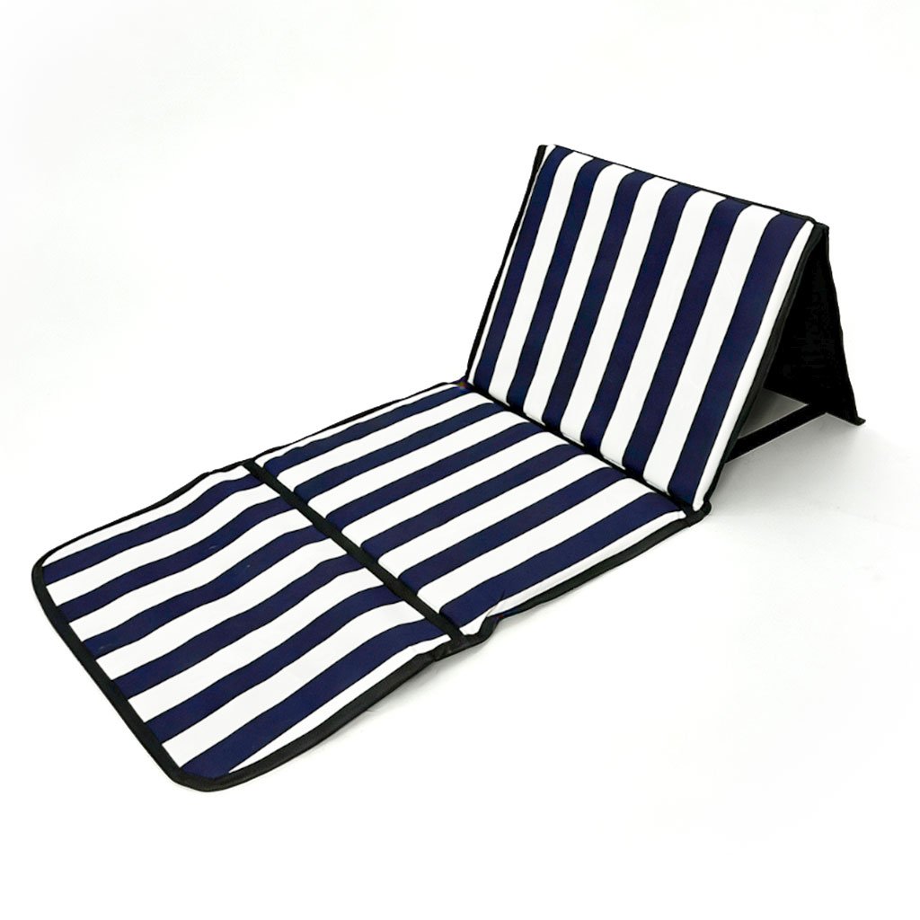 Tapis de plage pliant avec dossier réglable — Confort maximal