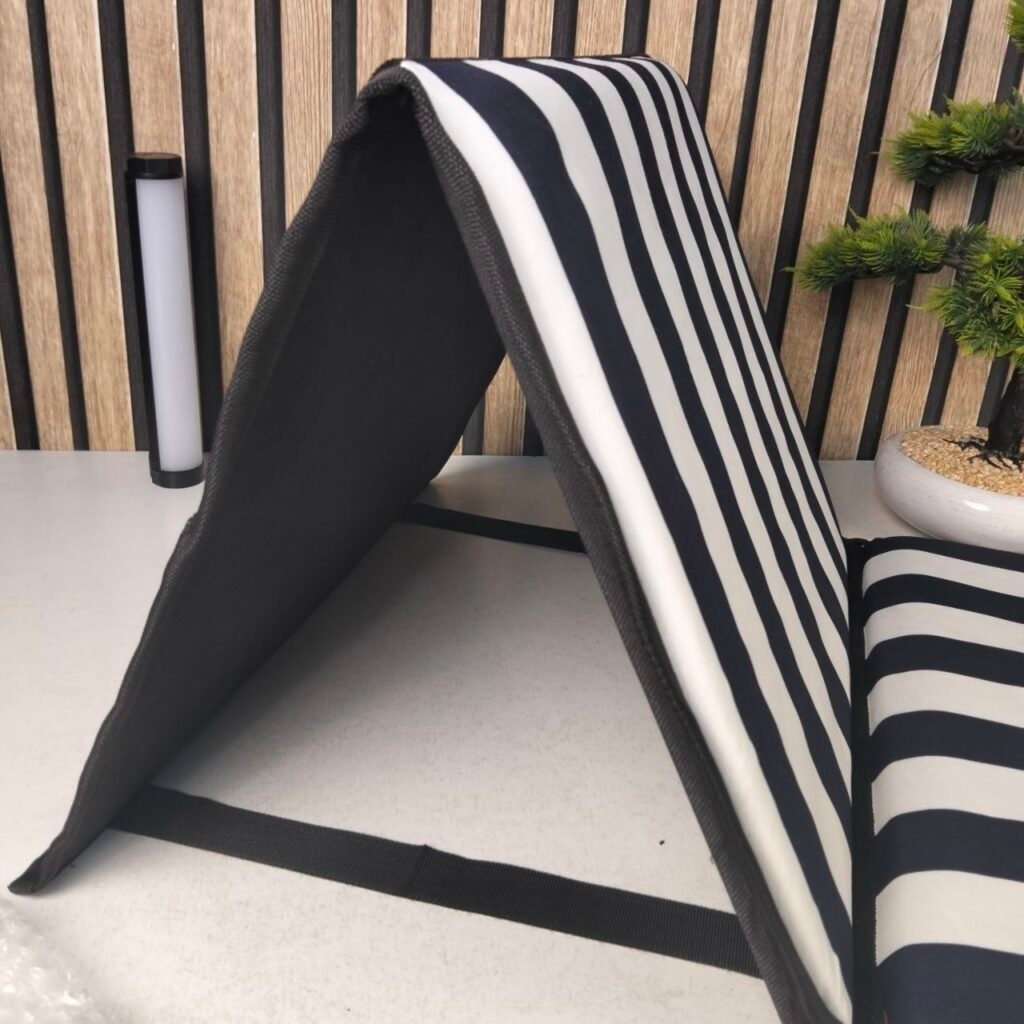 Tapis de plage pliant avec dossier réglable — Confort maximal