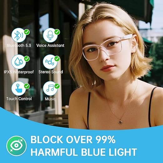 Lunettes Connectées F20 à Traduction IA — Communiquez sans limites