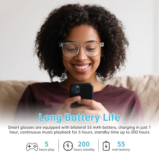 Lunettes Connectées F20 à Traduction IA — Communiquez sans limites