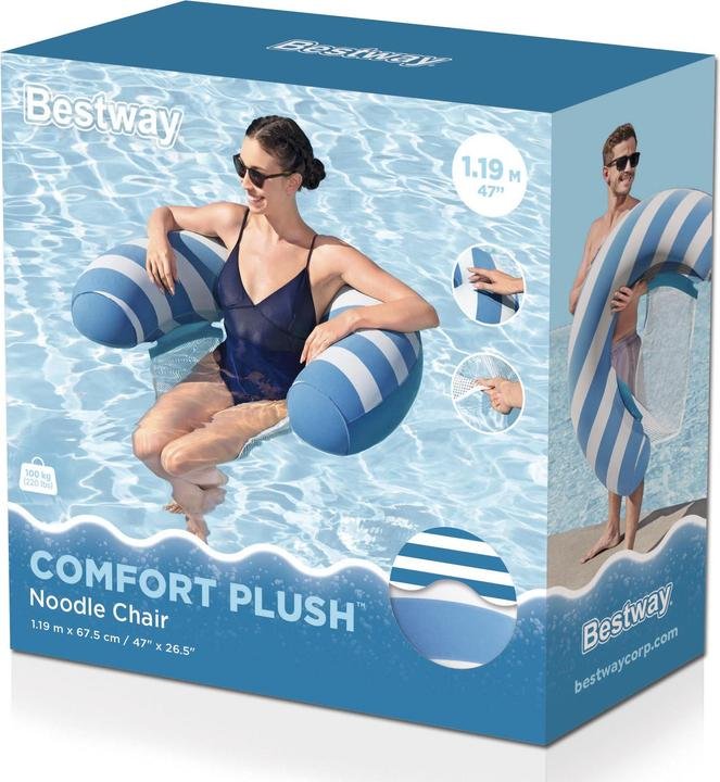 Siège Gonflable Piscine Velours Bestway – Détente Rafraîchissante