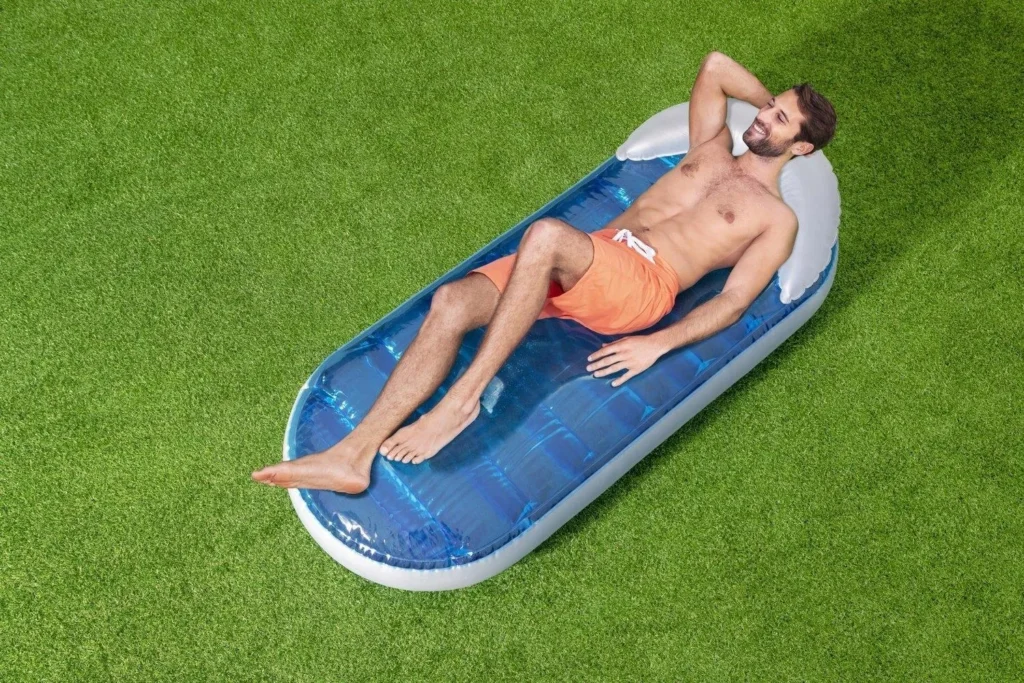 Matelas gonflable Bestway à chambre à eau — Confort et fraîcheur