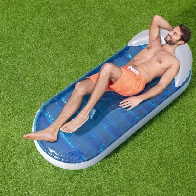 Matelas gonflable Bestway à chambre à eau — Confort et fraîcheur