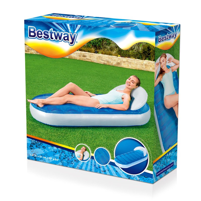Matelas gonflable Bestway à chambre à eau — Confort et fraîcheur