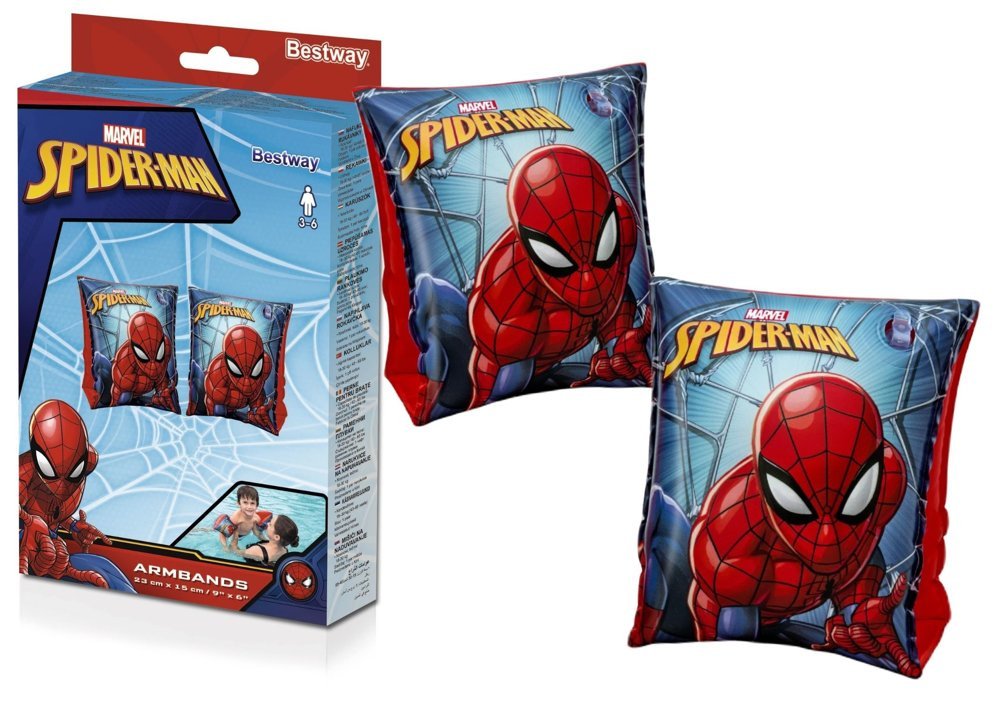Brassards de Natation Gonflables Bestway Spider-Man 98001 – Sécurité & Amusement pour Enfants