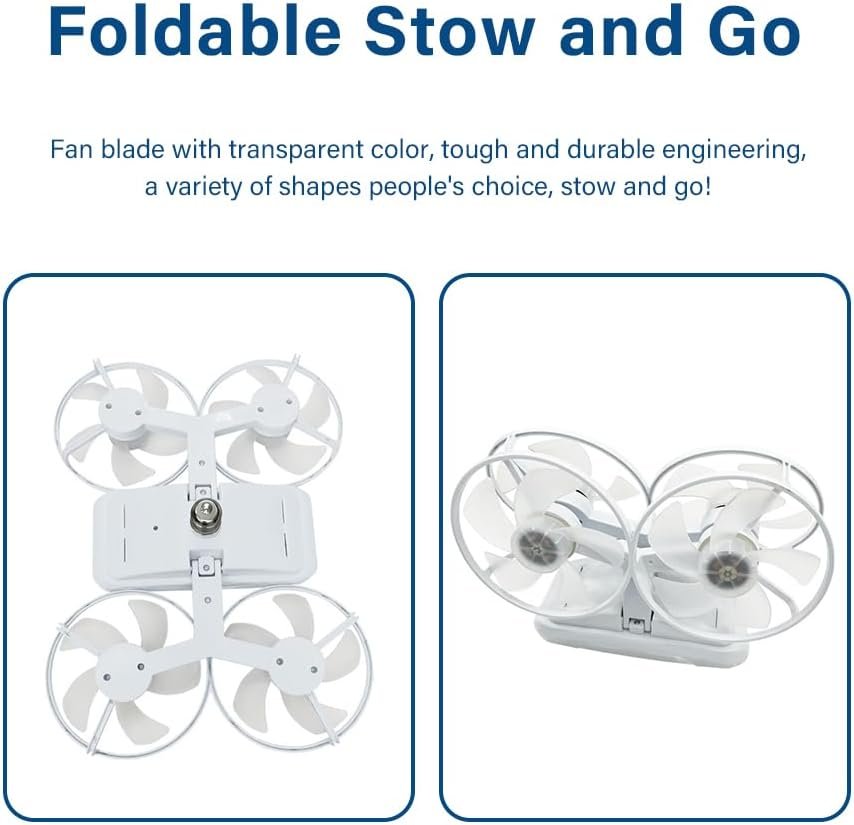 Ventilateur de Plafond Lumineux Design Drone E27 — Éclairage Intelligent