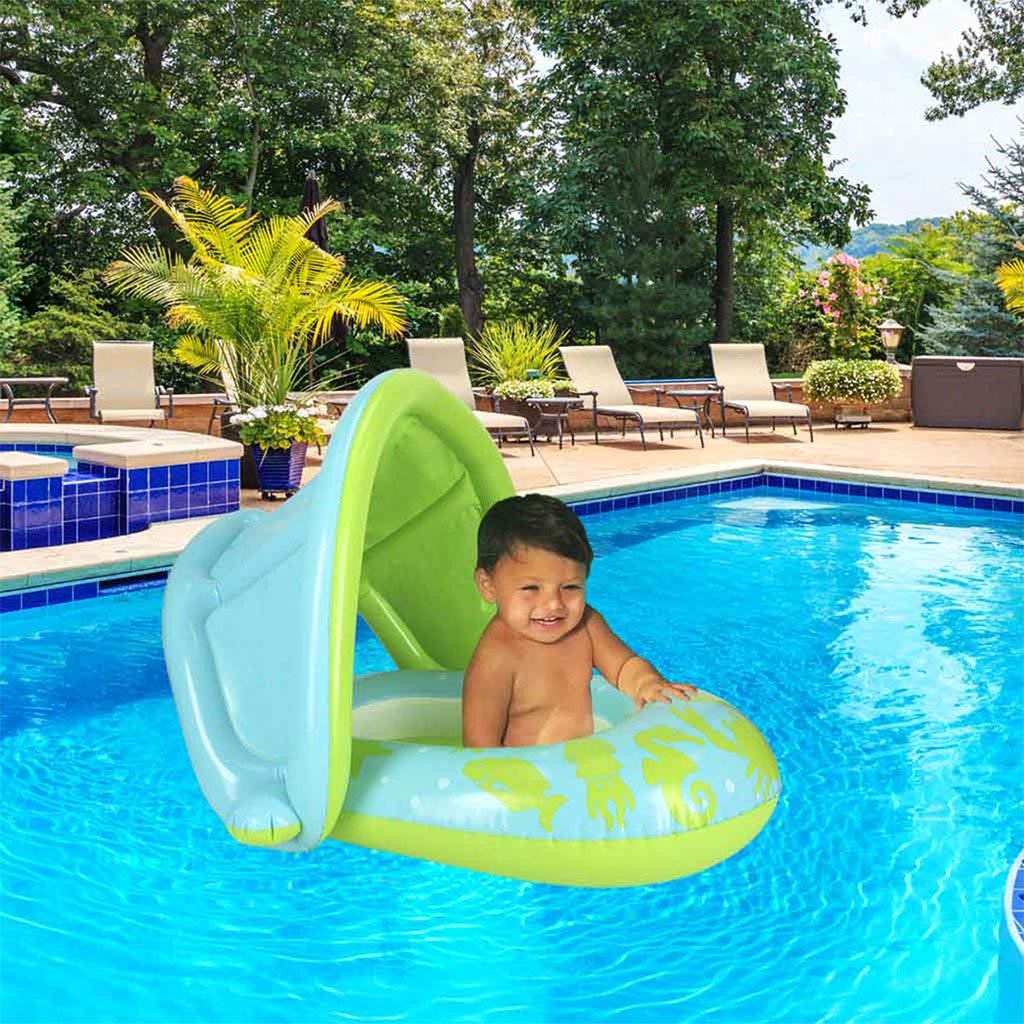 Bouée Gonflable pour enfants avec toit de protection UV Bestway