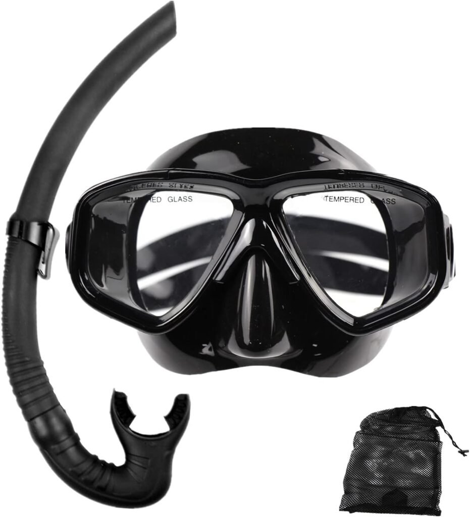 Kit de Snorkeling Masque en Verre Trempé Anti-Fuite — Pour Plongée Sûre