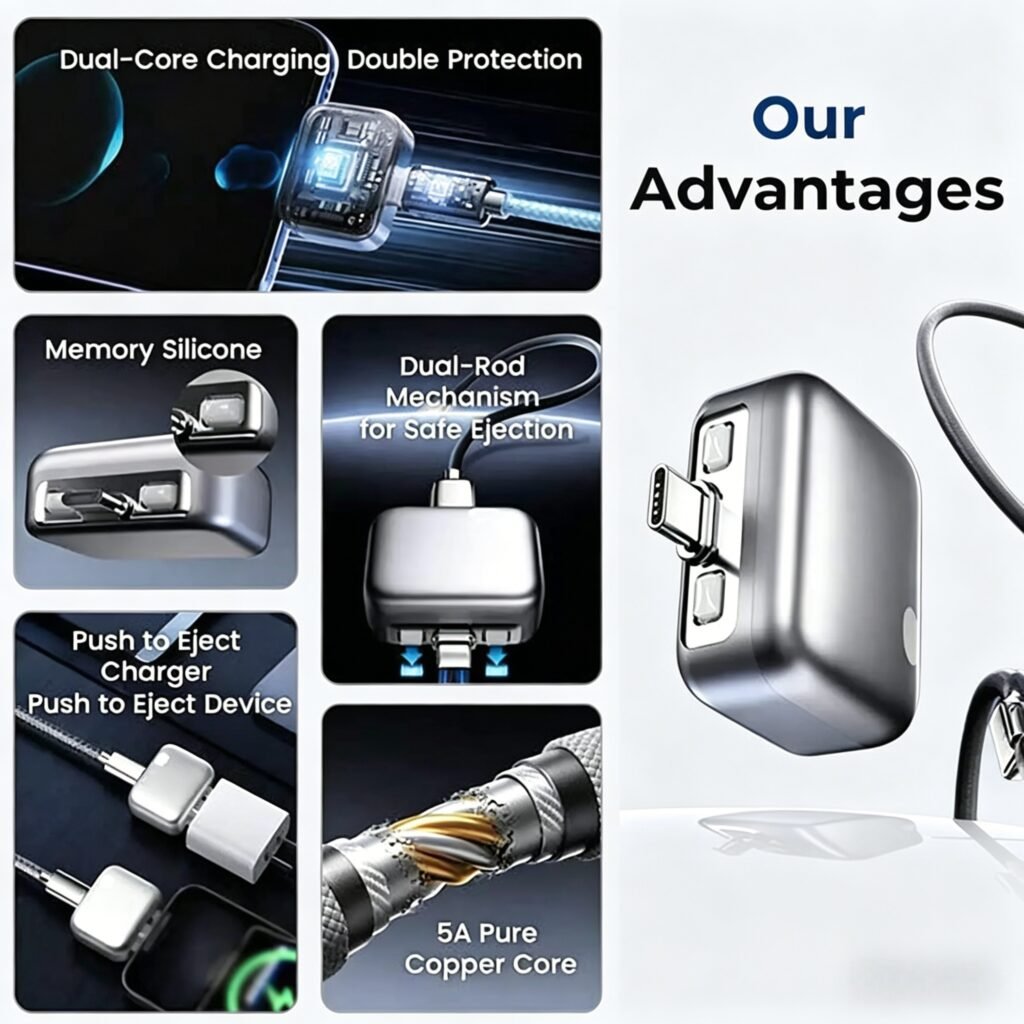 Protecteur de Câble Intelligent avec Éjection Automatique — Sécurité de Charge