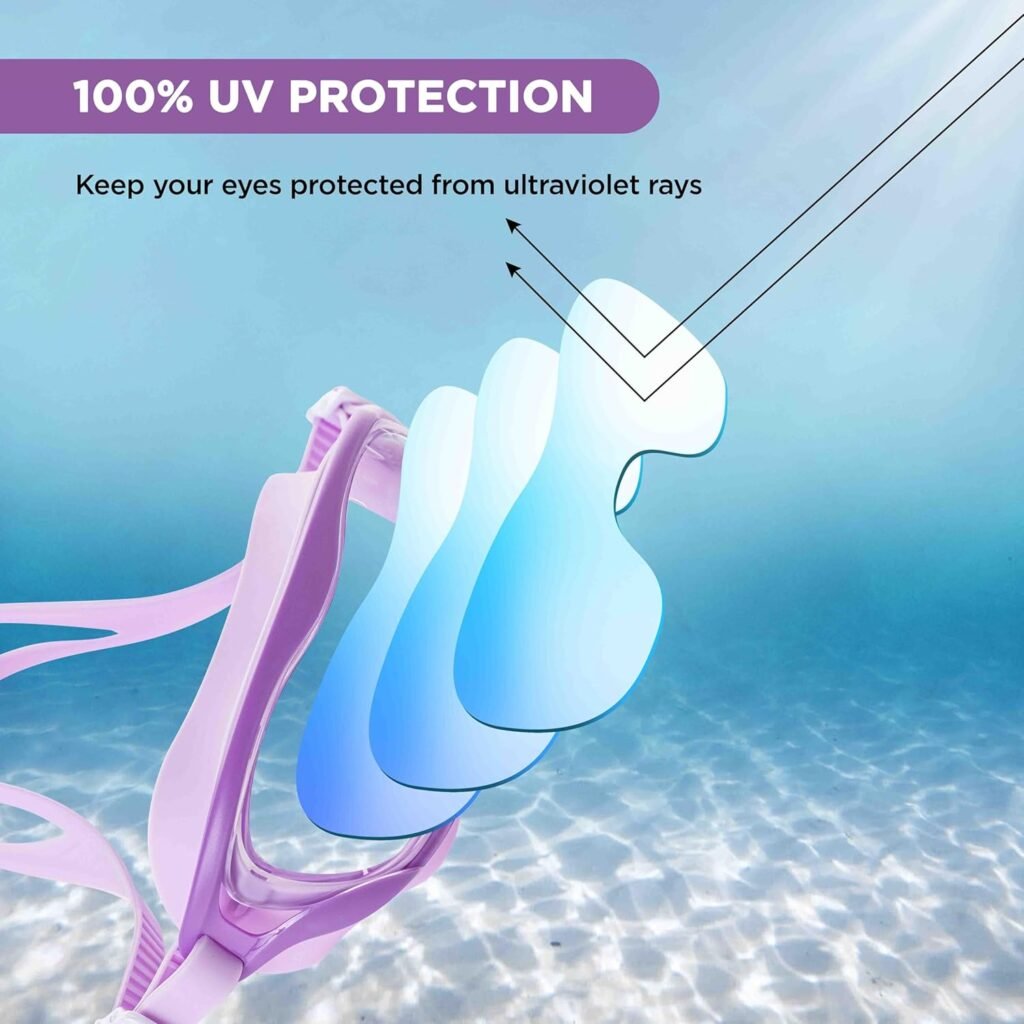 Lunettes de natation anti-buée et protection UV400 — pour une vision claire
