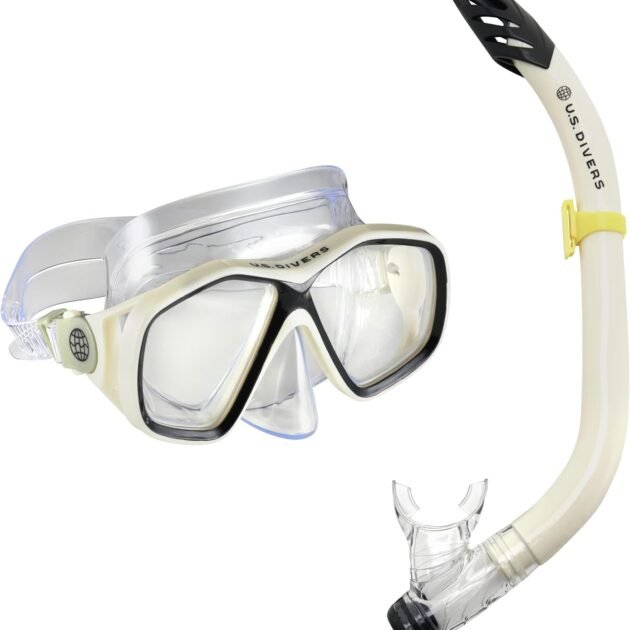 Kit de Snorkeling Masque Double Lentille Anti-Buée — Pour Plongée Sûre