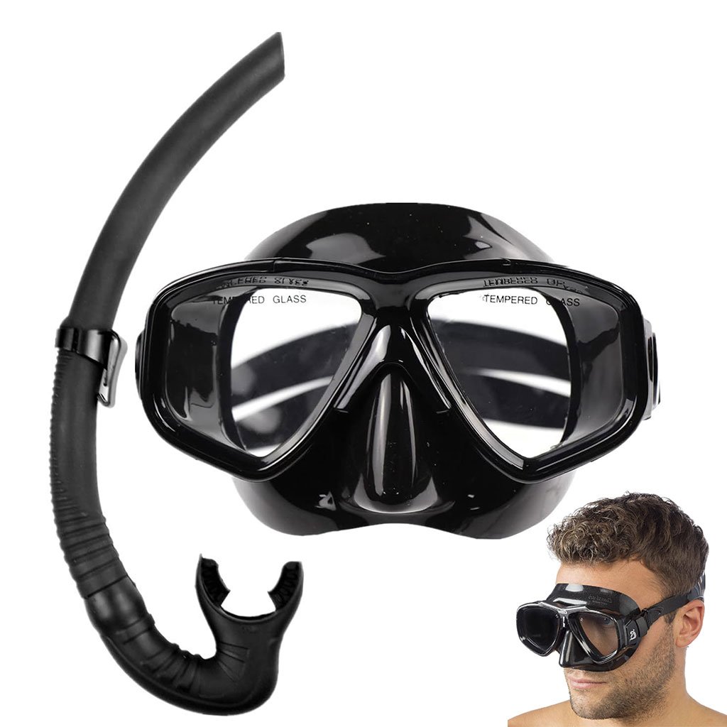 Kit de Snorkeling Masque en Verre Trempé Anti-Fuite — Pour Plongée Sûre