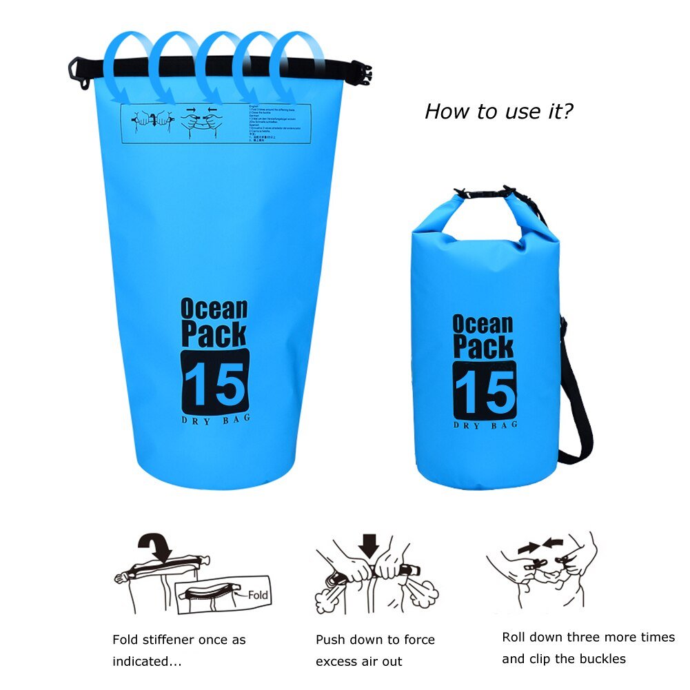 Sac Étanche 15L Haute Résistance — Protection contre l'eau