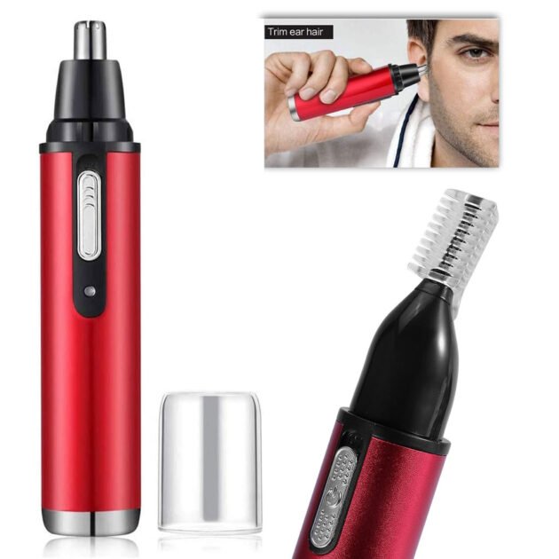 Tondeuse nez et oreilles rechargeable — Élimination douce et précise