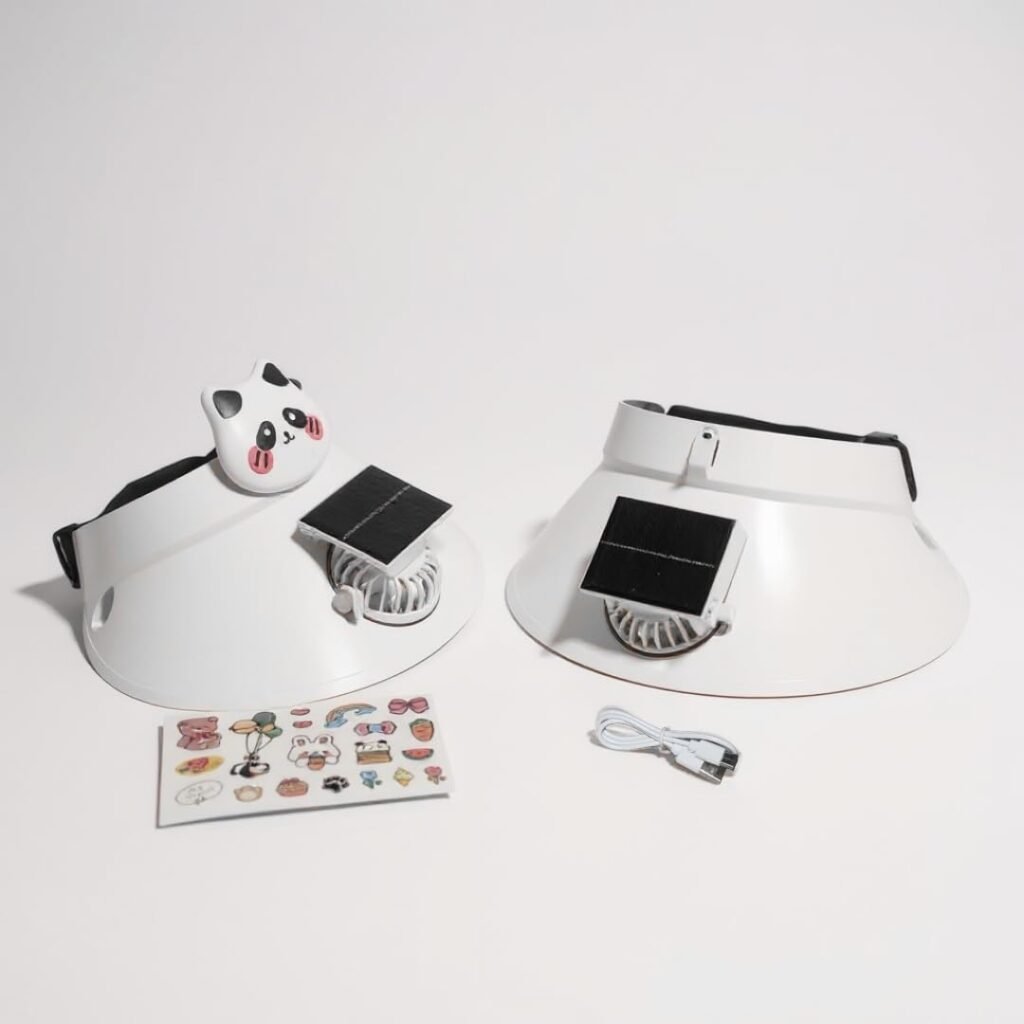 Casquette de sport anti-chaleur avec ventilateur solaire