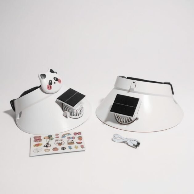 Casquette de sport anti-chaleur avec ventilateur solaire