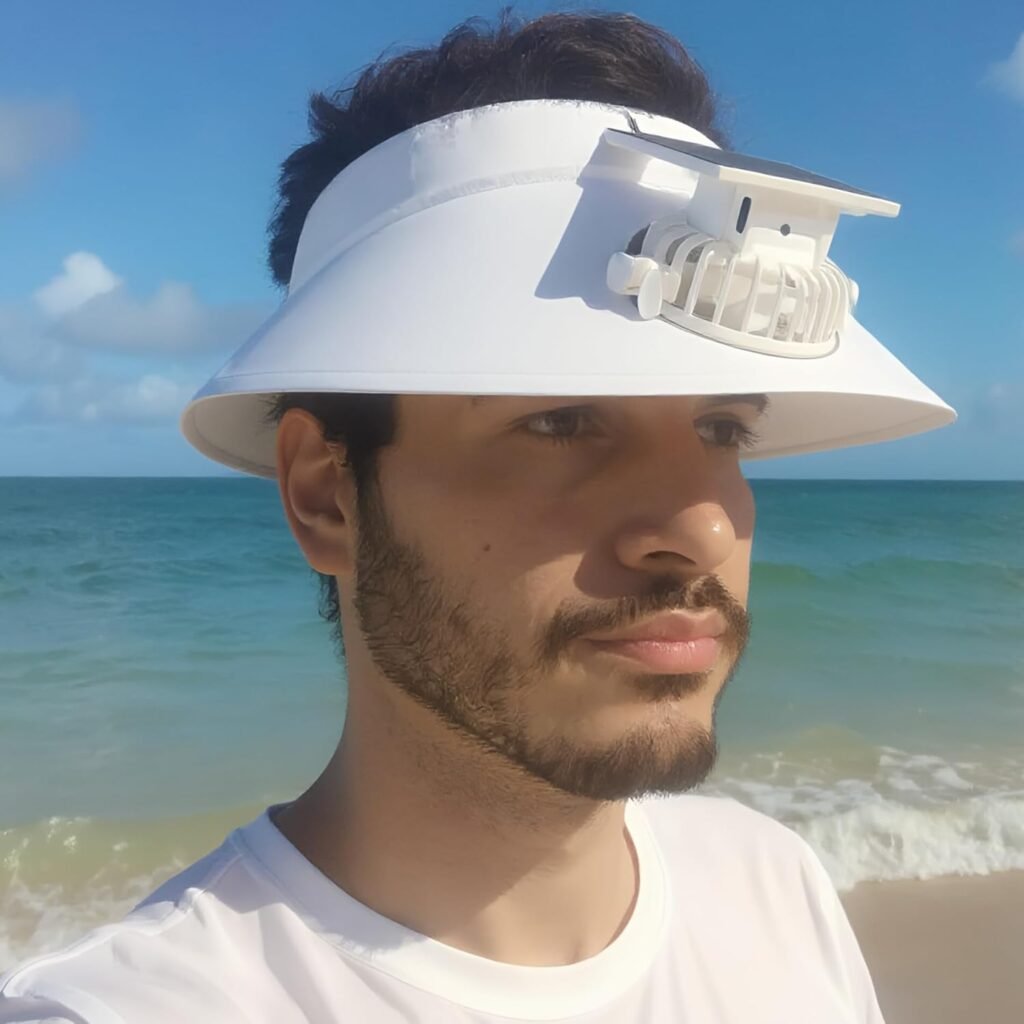 Casquette de sport anti-chaleur avec ventilateur solaire