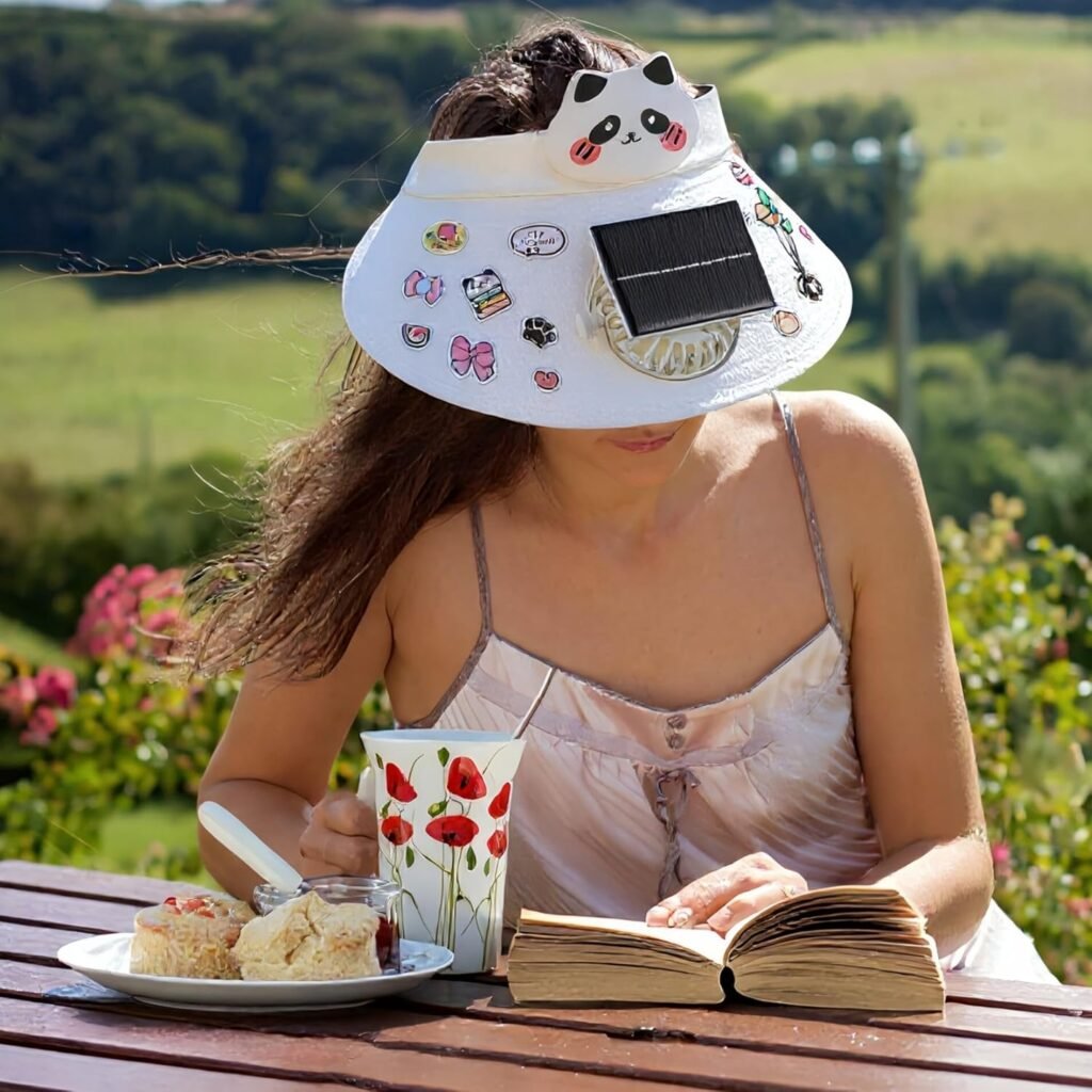 Casquette de sport anti-chaleur avec ventilateur solaire