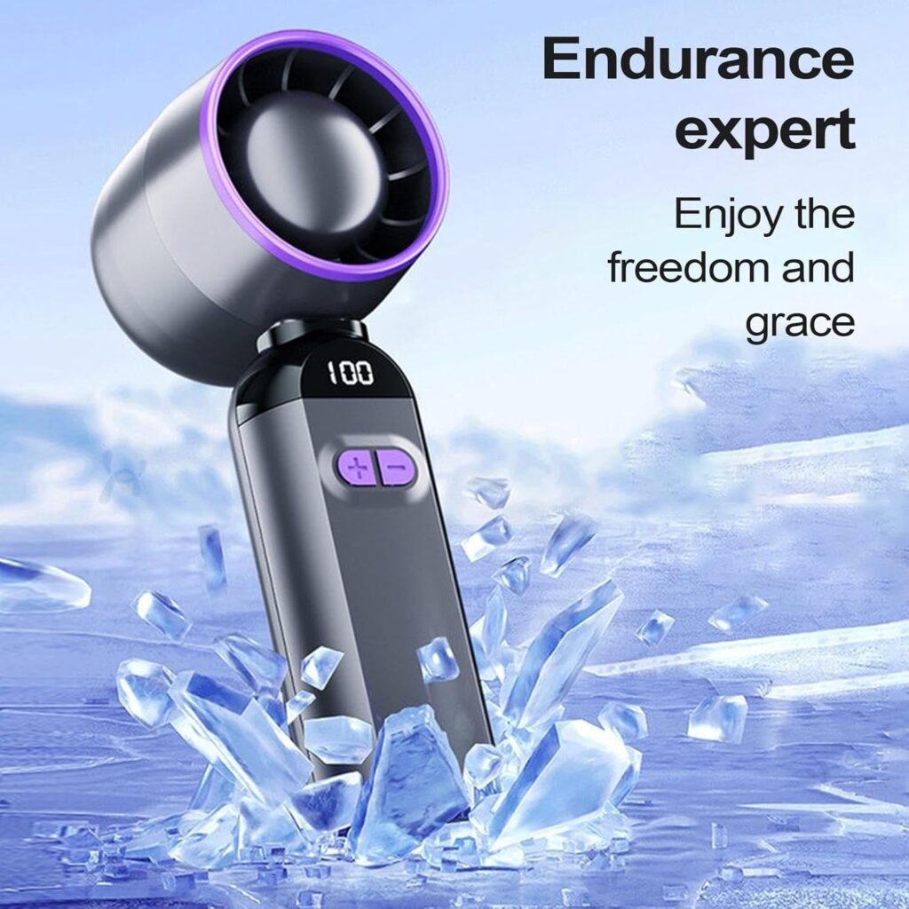 Mini Ventilateur Turbo Sans Pales — Rafraîchissement Portable