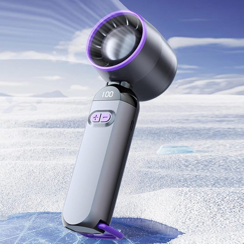 Mini Ventilateur Turbo Sans Pales — Rafraîchissement Portable