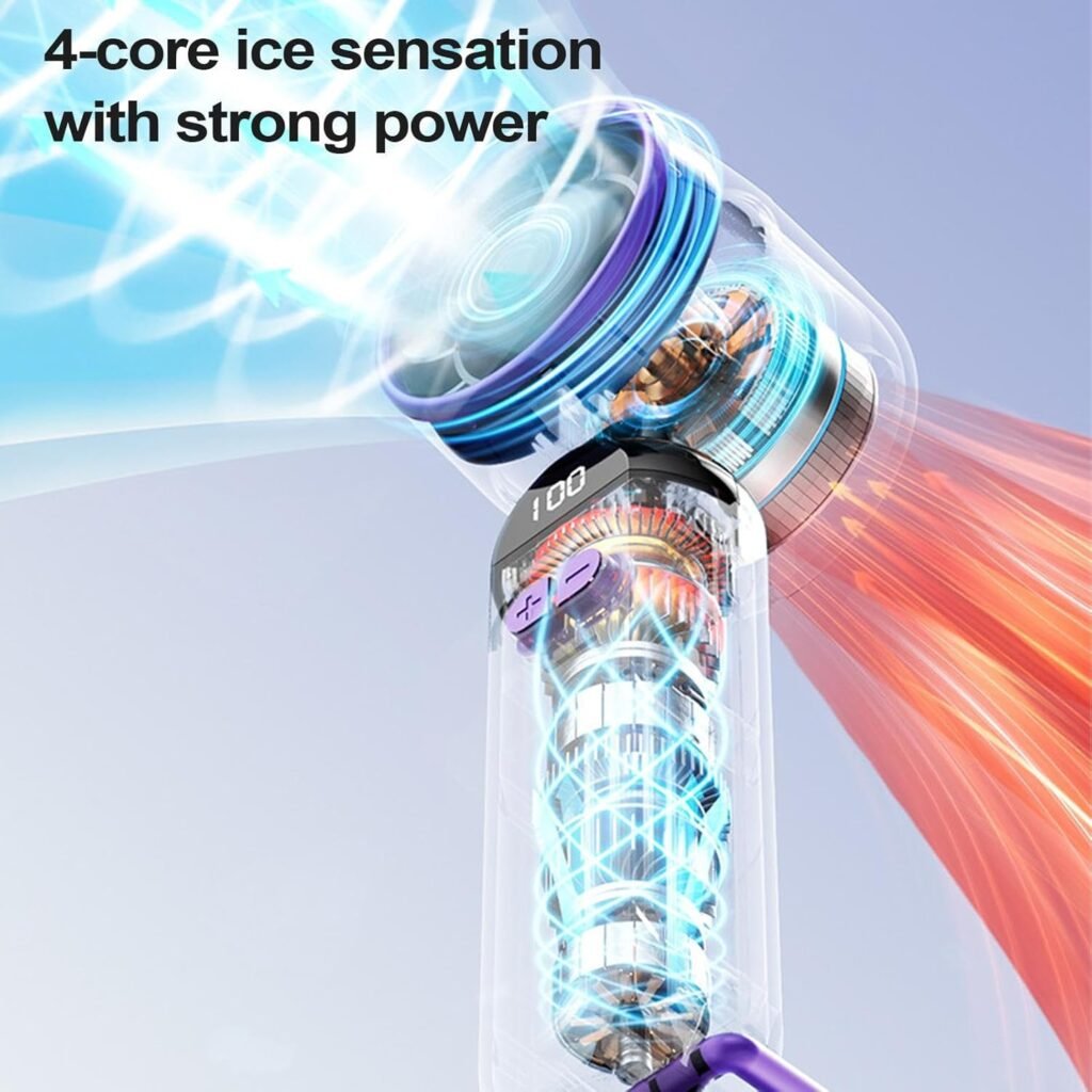 Mini Ventilateur Turbo Sans Pales — Rafraîchissement Portable
