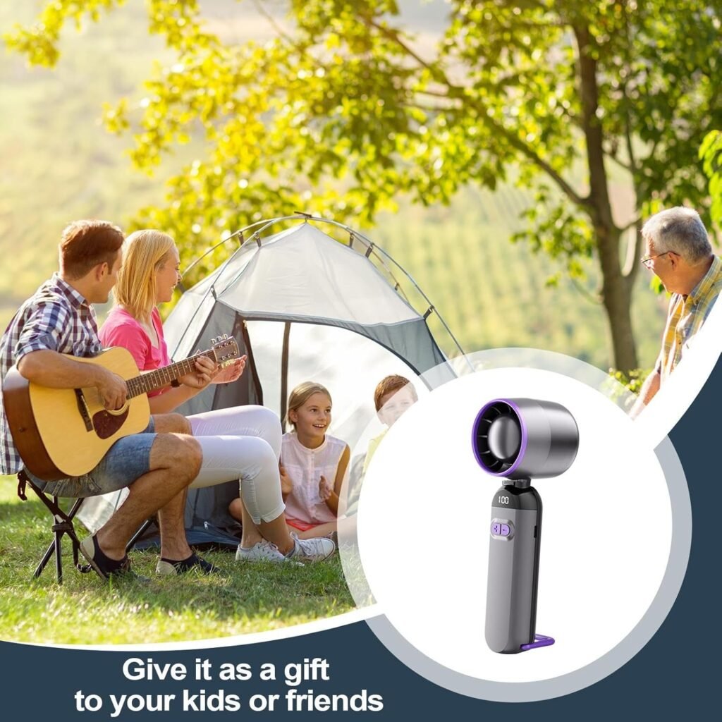 Mini Ventilateur Turbo Sans Pales — Rafraîchissement Portable