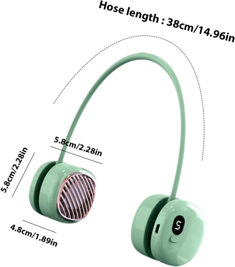 Ventilateur de Cou Portable Pliable — Rafraîchissement Instantané