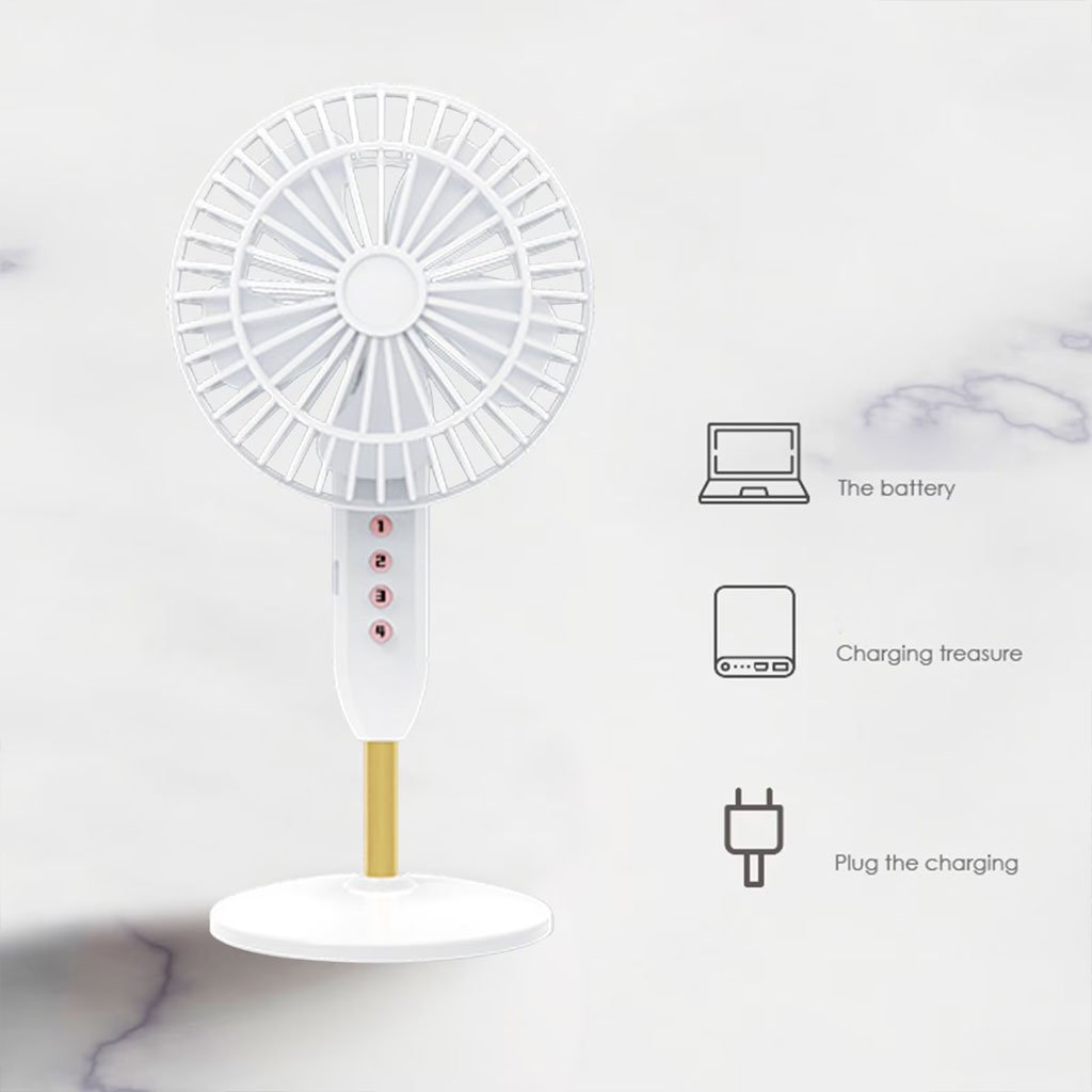 Ventilateur de Bureau Portable USB — Ultra-Silencieux